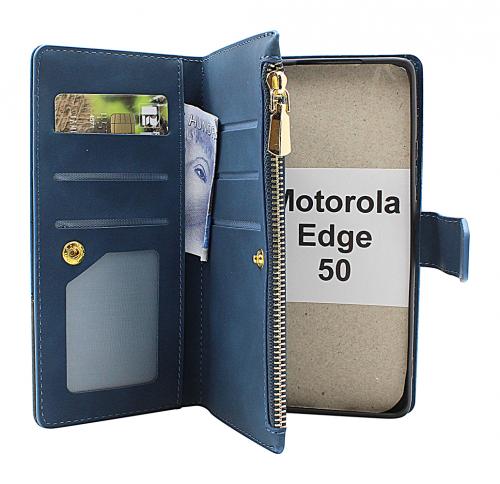 billigamobilskydd.se XL Standcase Luksuskotelo puhelimeen Motorola Edge 50