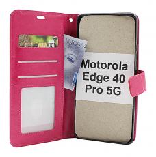billigamobilskydd.se Crazy Horse Lompakko Motorola Edge 40 Pro 5G