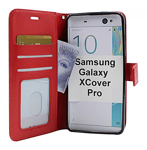 billigamobilskydd.se Crazy Horse Lompakko Samsung Galaxy XCover Pro (G715F/DS)