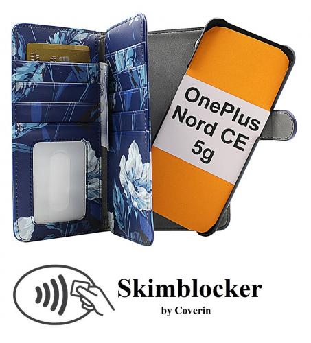 CoverIn Skimblocker XL Magnet Designwallet OnePlus Nord CE 5G