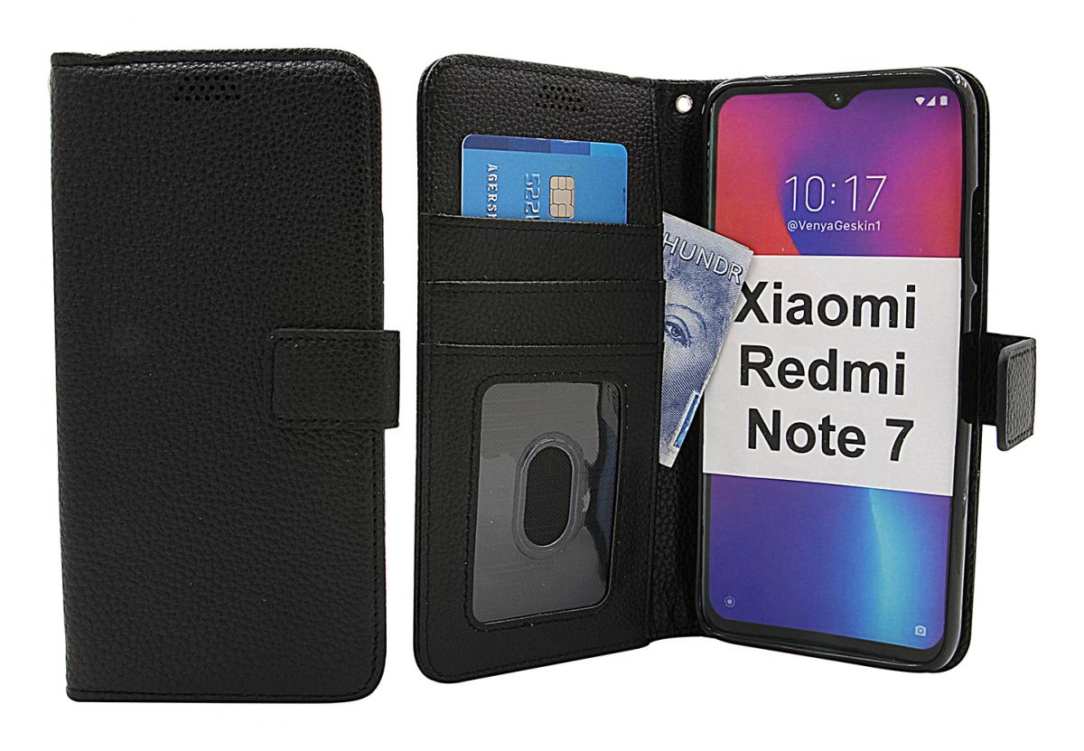 billigamobilskydd.se New Jalusta Lompakkokotelo Xiaomi Redmi Note 7