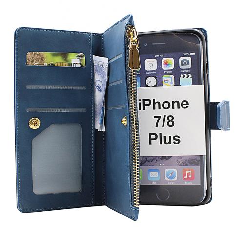 billigamobilskydd.se XL Standcase Luksuskotelo puhelimeen iPhone 6 Plus / 7 Plus / 8 Plus