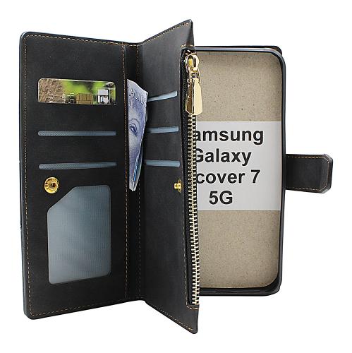 billigamobilskydd.se XL Standcase Luksuskotelo puhelimeen Samsung Galaxy Xcover7 5G (SM-G556B)