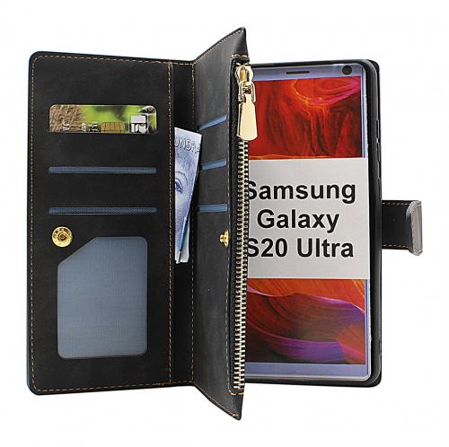 billigamobilskydd.se XL Standcase Luksuskotelo puhelimeen Samsung Galaxy S20 Ultra (G988B)