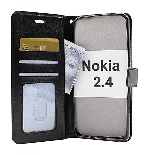 billigamobilskydd.se Crazy Horse Lompakko Nokia 2.4