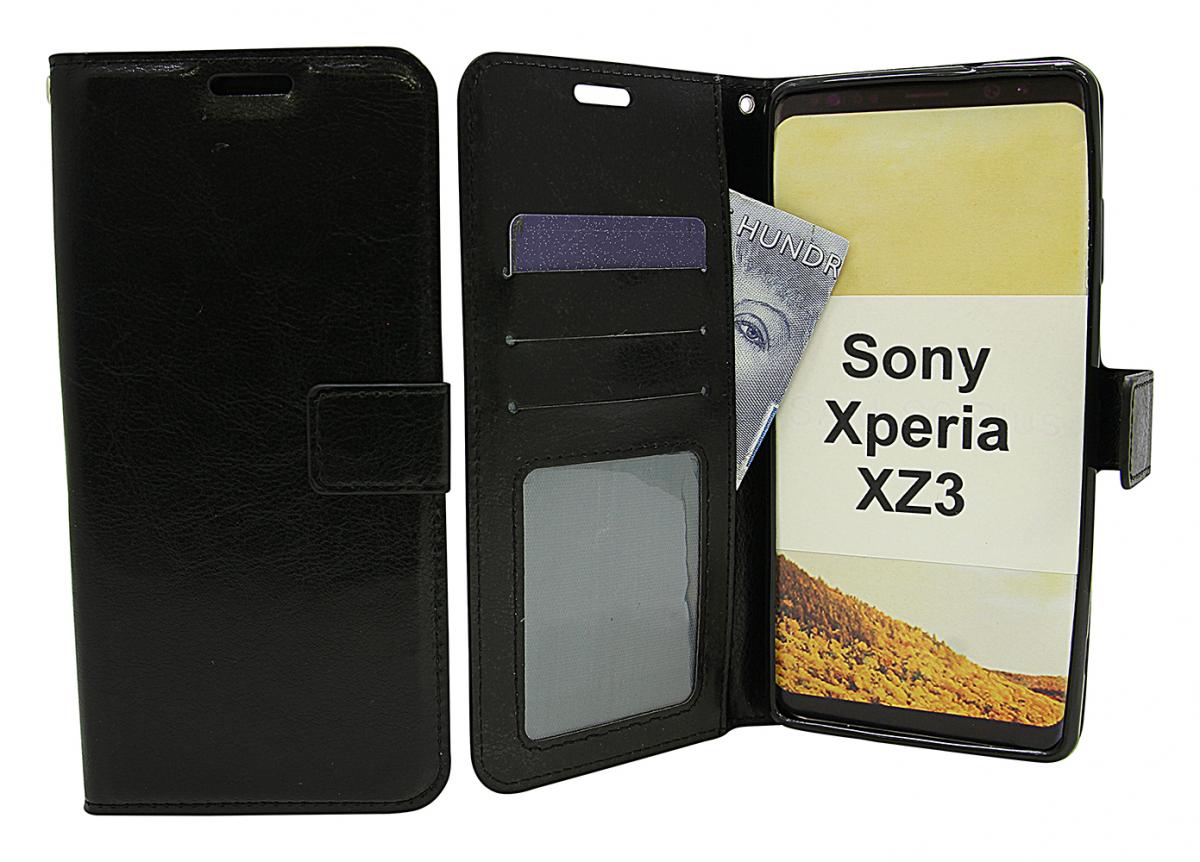 billigamobilskydd.se Crazy Horse Lompakko Sony Xperia XZ3