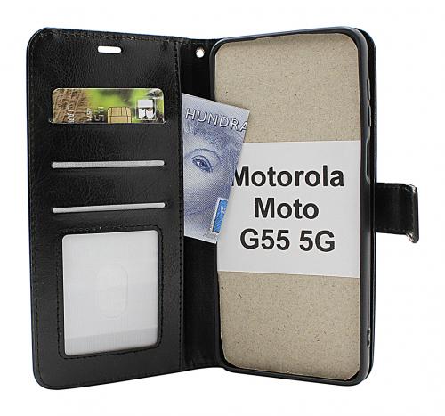 billigamobilskydd.se Crazy Horse Motorola Moto G55 5G Puhelimen Kuoret