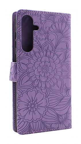 billigamobilskydd.se Flower Standcase Wallet Samsung Galaxy A55 5G