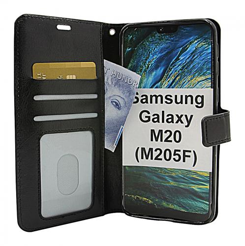 billigamobilskydd.se Crazy Horse Lompakko Samsung Galaxy M20 (M205F)