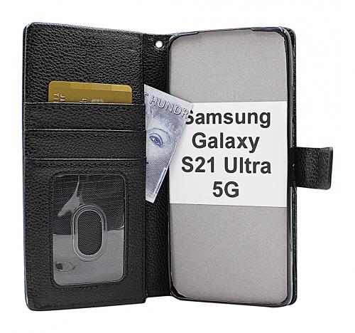 billigamobilskydd.se New Jalusta Lompakkokotelo Samsung Galaxy S21 Ultra 5G (G998B)