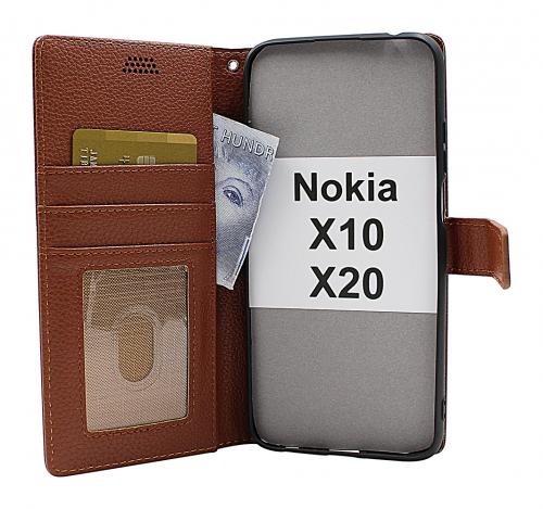 billigamobilskydd.se New Jalusta Lompakkokotelo Nokia X10 / Nokia X20