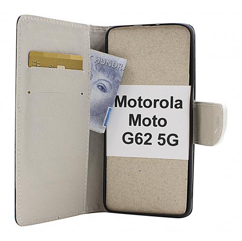 billigamobilskydd.se Kuviolompakko Motorola Moto G62 5G