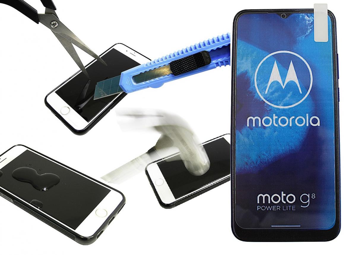 billigamobilskydd.se Nytnsuoja karkaistusta lasista Motorola Moto G8 Power Lite