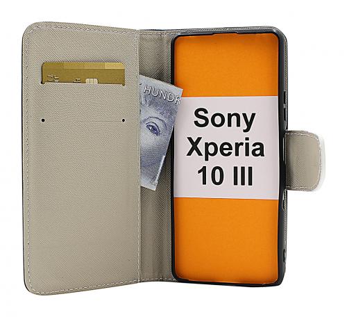 billigamobilskydd.se Kuviolompakko Sony Xperia 10 III (XQ-BT52)