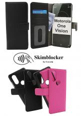 CoverIn Skimblocker Magneettikotelo Motorola One Vision