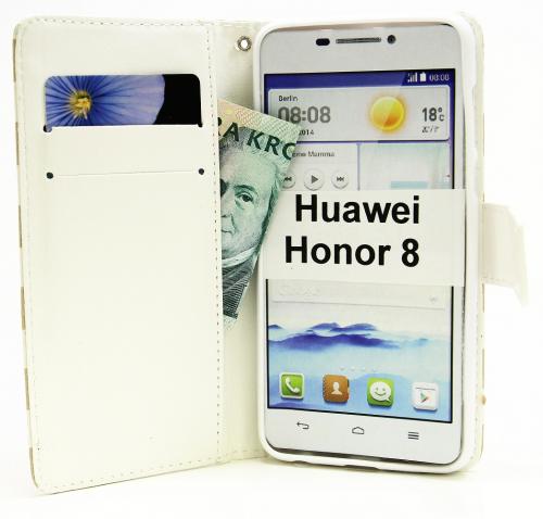 billigamobilskydd.se Kuviolompakko Huawei Honor 8