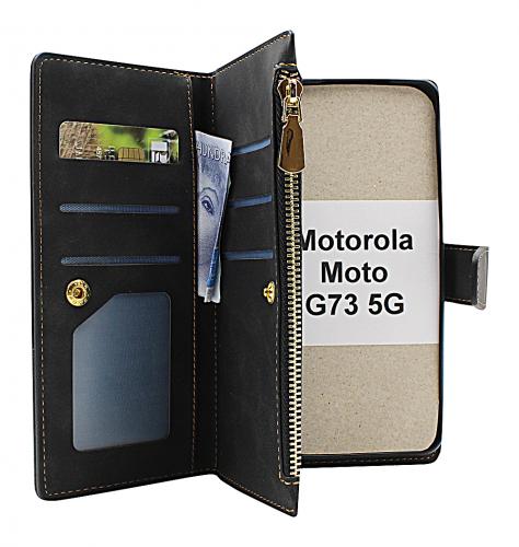 billigamobilskydd.se XL Standcase Luksuskotelo puhelimeen Motorola Moto G73 5G