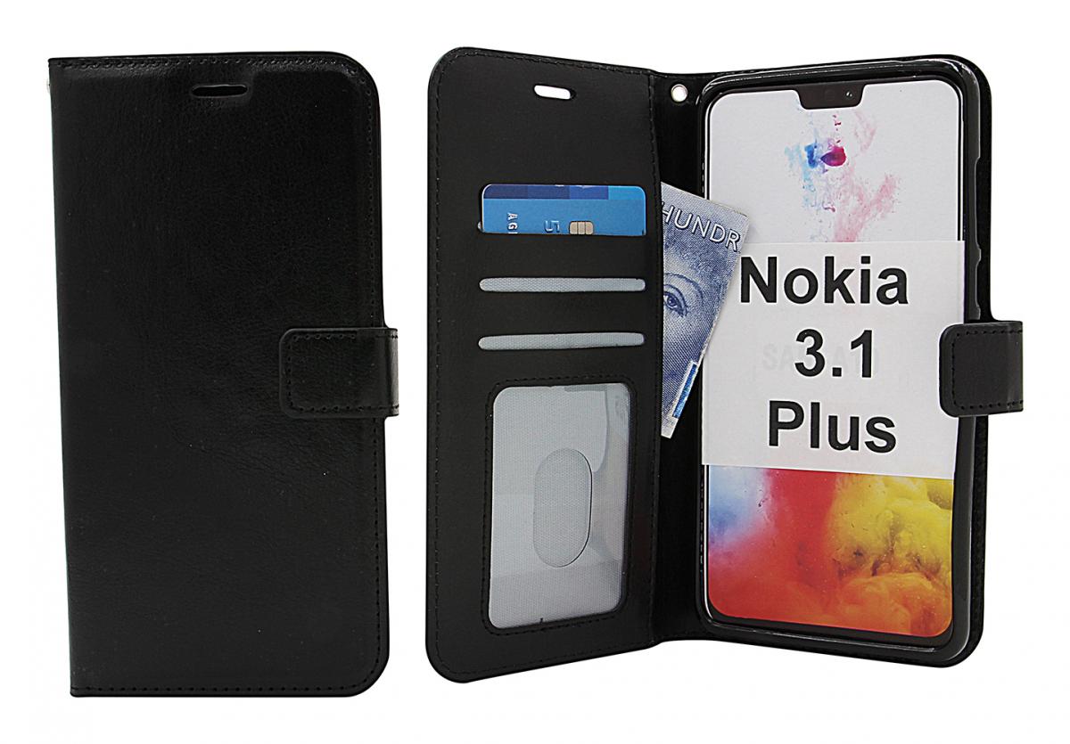 billigamobilskydd.se Crazy Horse Lompakko Nokia 3.1 Plus