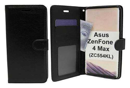 billigamobilskydd.se Crazy Horse Lompakko Asus ZenFone 4 Max (ZC554KL)
