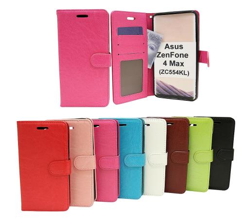 billigamobilskydd.se Crazy Horse Lompakko Asus ZenFone 4 Max (ZC554KL)