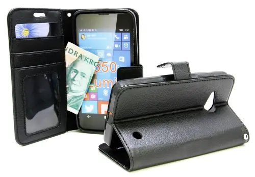 billigamobilskydd.se Jalusta Lompakkokotelo Microsoft Lumia 550