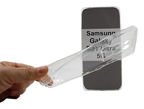 billigamobilskydd.se Ultra Thin TPU Kotelo Samsung Galaxy S21 Ultra 5G (G998B)