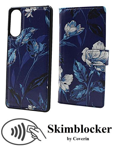 Coverin Skimblocker Design Magneettilompakko Sony Xperia 10 II (XQ-AU51 / XQ-AU52)