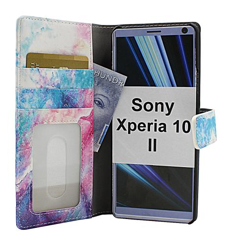 Coverin Skimblocker Design Magneettilompakko Sony Xperia 10 II (XQ-AU51 / XQ-AU52)