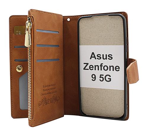 billigamobilskydd.se XL Standcase Luksuskotelo puhelimeen Asus Zenfone 9 5G