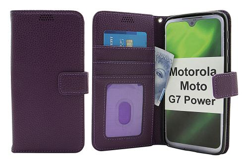Coverin New Jalusta Lompakkokotelo Motorola Moto G7 Power