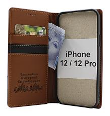 billigamobilskydd.se iPhone 12 / 12 Pro Premium Lompakkokotelo Slim