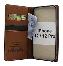 billigamobilskydd.se iPhone 12 / 12 Pro Premium Lompakkokotelo Slim