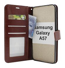 Coverin Crazy Horse Samsung Galaxy A57 5G Puhelimen Kuoret