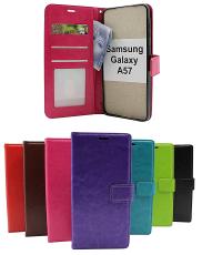 billigamobilskydd.se Crazy Horse Samsung Galaxy A57 5G Puhelimen Kuoret