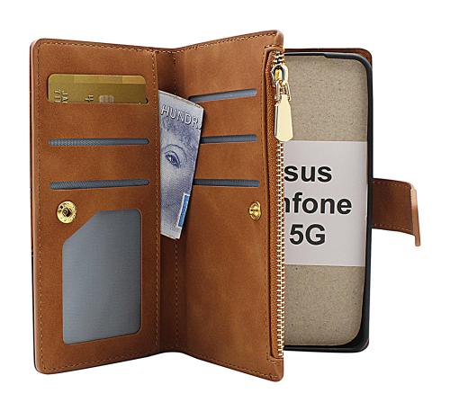 billigamobilskydd.se XL Standcase Luksuskotelo puhelimeen Asus Zenfone 9 5G