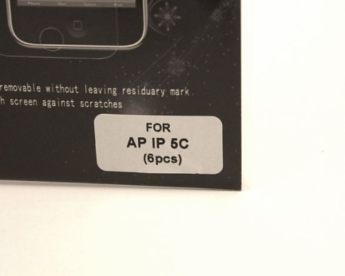billigamobilskydd.se Kuuden kappaleen näytönsuojakalvopakett iPhone 5C