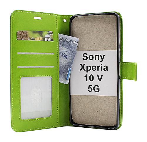 billigamobilskydd.se Crazy Horse Lompakko Sony Xperia 10 V 5G