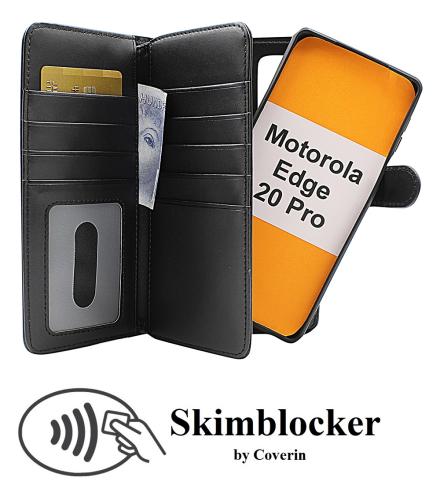 Coverin Skimblocker XL Magnet Wallet Motorola Edge 20 Pro
