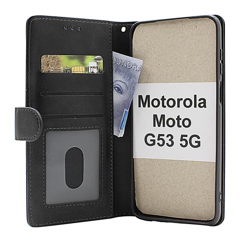 billigamobilskydd.se Zipper Standcase Wallet Motorola Moto G53 5G