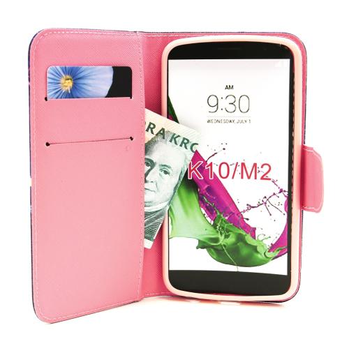 billigamobilskydd.se Kuviolompakko LG K10 (K420N)