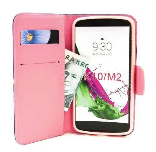 billigamobilskydd.se Kuviolompakko LG K10 (K420N)