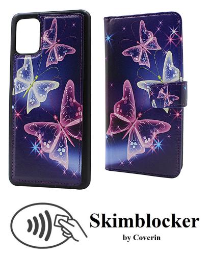 Coverin Skimblocker Design Magneettilompakko Samsung Galaxy A51 (A515F/DS)