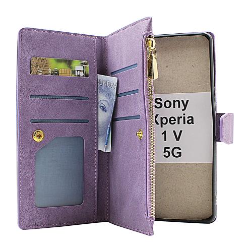 billigamobilskydd.se XL Standcase Luksuskotelo puhelimeen Sony Xperia 1 V 5G (XQ-DQ72)