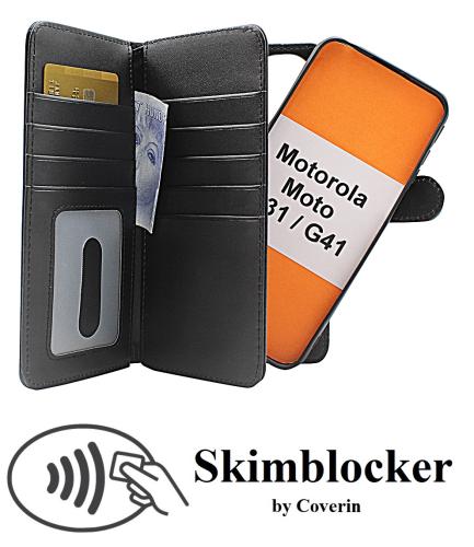 Coverin Skimblocker XL Magnet Wallet Motorola Moto G31/G41