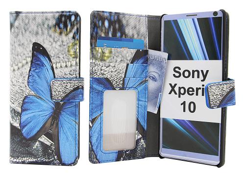 Coverin Skimblocker Design Magneettilompakko Sony Xperia 10