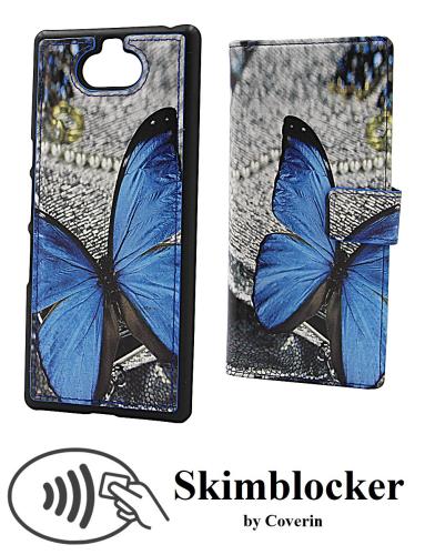 Coverin Skimblocker Design Magneettilompakko Sony Xperia 10