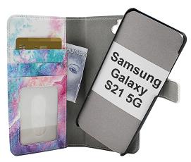 Coverin Skimblocker Design Magneettilompakko Samsung Galaxy S21 5G (G991B)