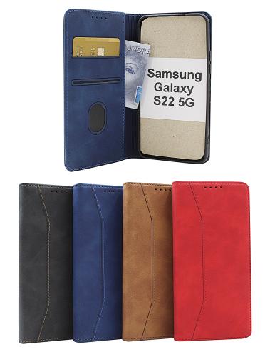 billigamobilskydd.se Fancy Standcase Wallet Samsung Galaxy S22 5G