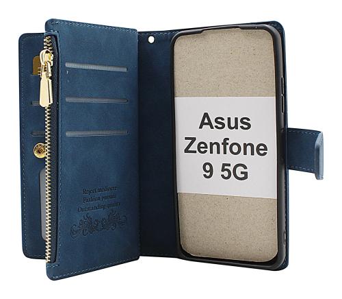 Coverin XL Standcase Luksuskotelo puhelimeen Asus Zenfone 9 5G