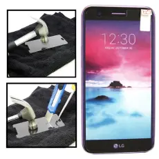 Coverin N&auml;yt&ouml;nsuoja karkaistusta lasista LG K10 2017 (M250N)
